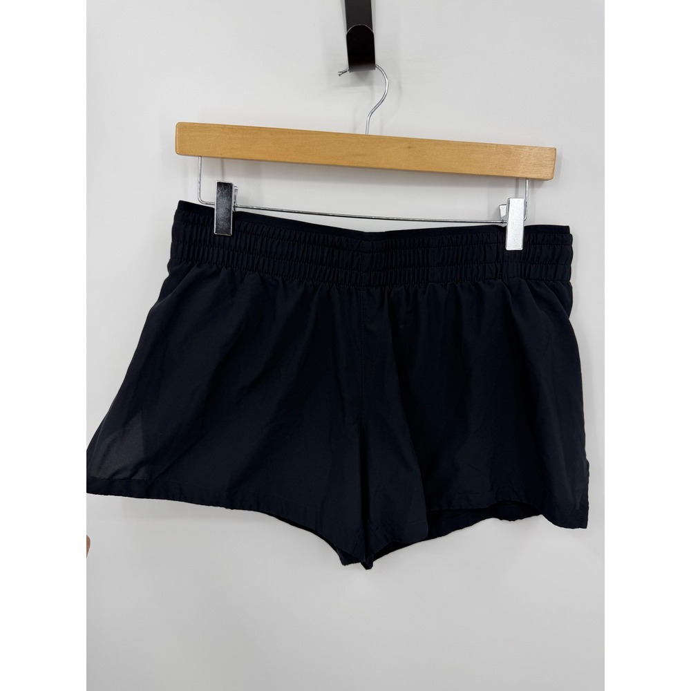 Fabletics Cashel Running Shorts Womens Medium Black Zipper Pocket Athletic